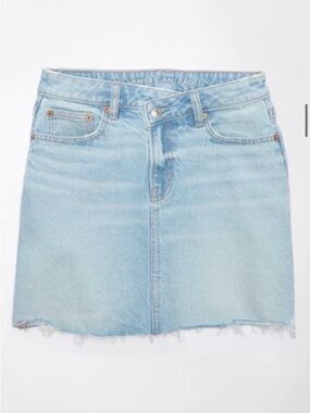 American Eagle mini skirt w/ frayed hem